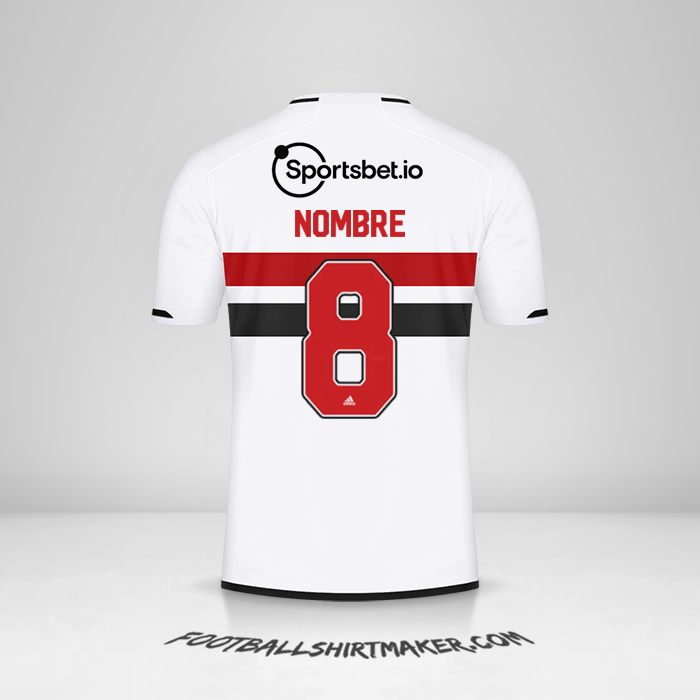 Jersey Sao Paulo FC 2023/2024 -  nombre - 8