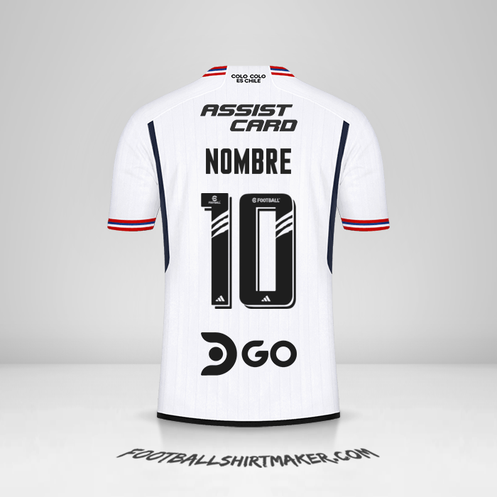 Jersey Colo Colo 2023 -  nombre - 10