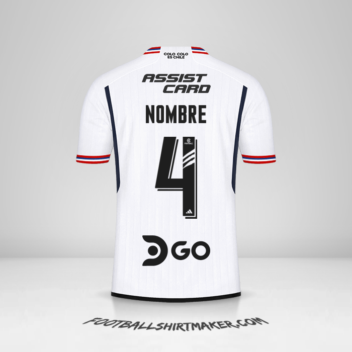 Camiseta Colo Colo 2023 -  nombre - 4