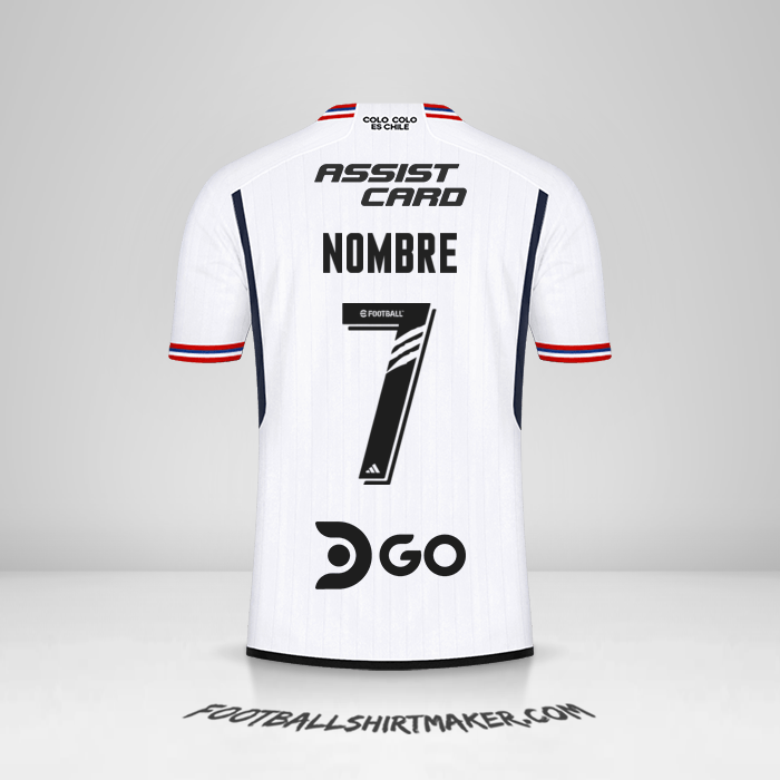 Jersey Colo Colo 2023 -  nombre - 7