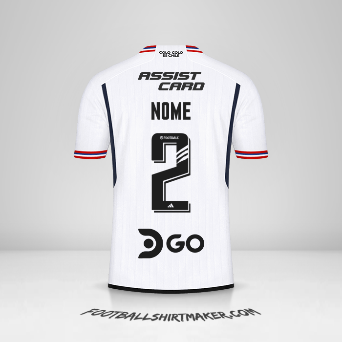 Maglia Colo Colo 2023 -  nome - 2