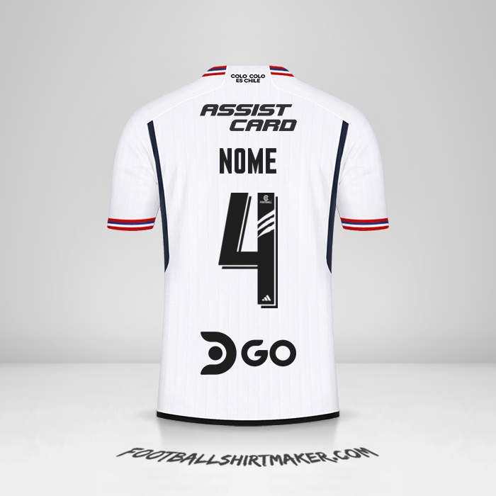 Camisola Colo Colo 2023 -  nome - 4