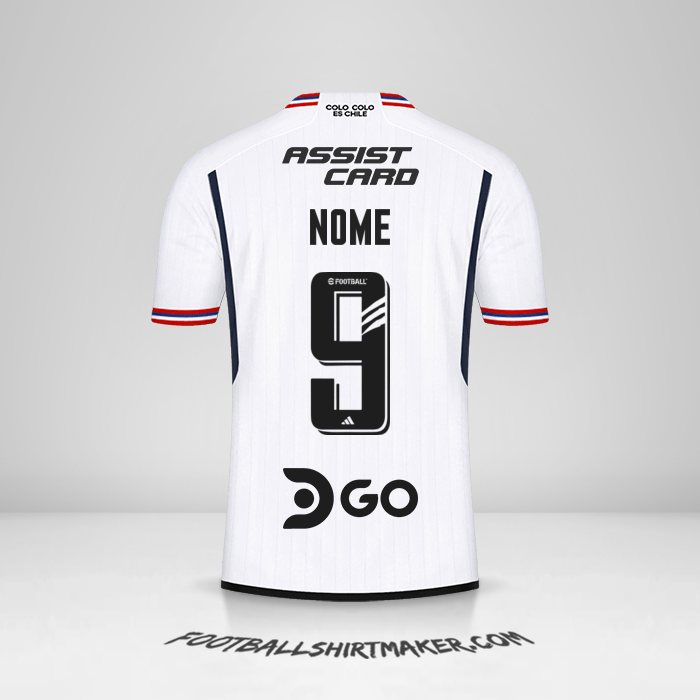 Camisola Colo Colo 2023 -  nome - 9