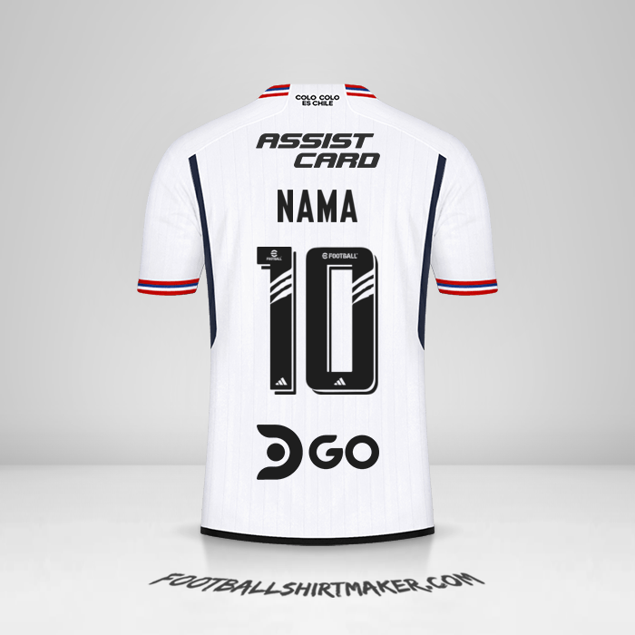 Jersey Colo Colo 2023 -  nama - 10