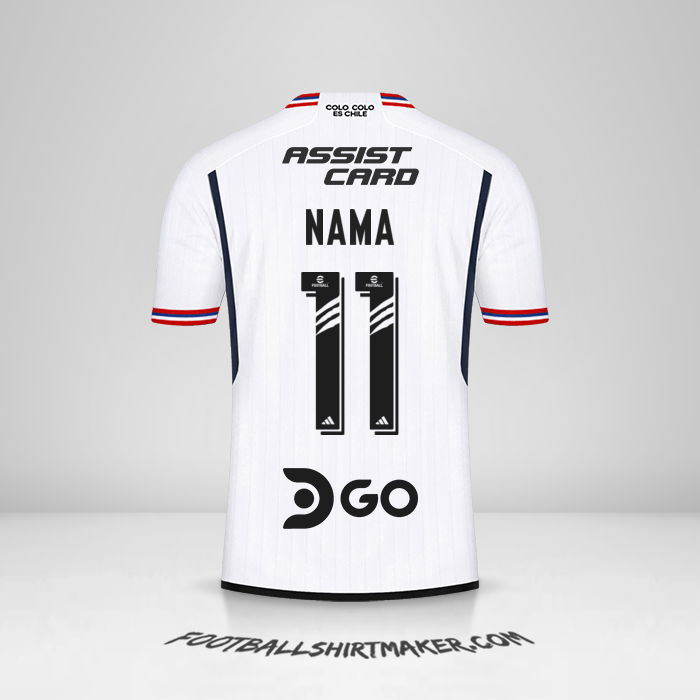 Jersey Colo Colo 2023 -  nama - 11