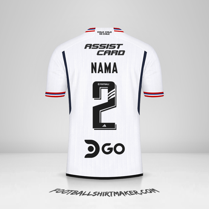Jersey Colo Colo 2023 -  nama - 2