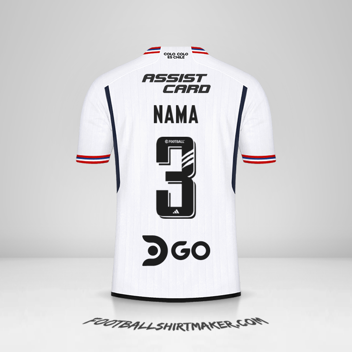Jersey Colo Colo 2023 -  nama - 3