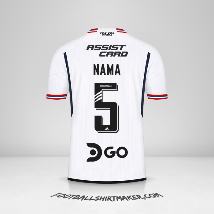 Jersey Colo Colo 2023 -  nama - 5
