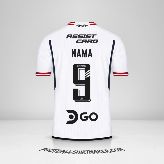 Jersey Colo Colo 2023 -  nama - 9