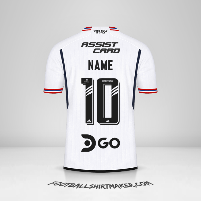 Trikot Colo Colo 2023 -  name - 10