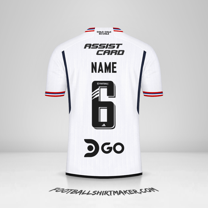 Trikot Colo Colo 2023 -  name - 6