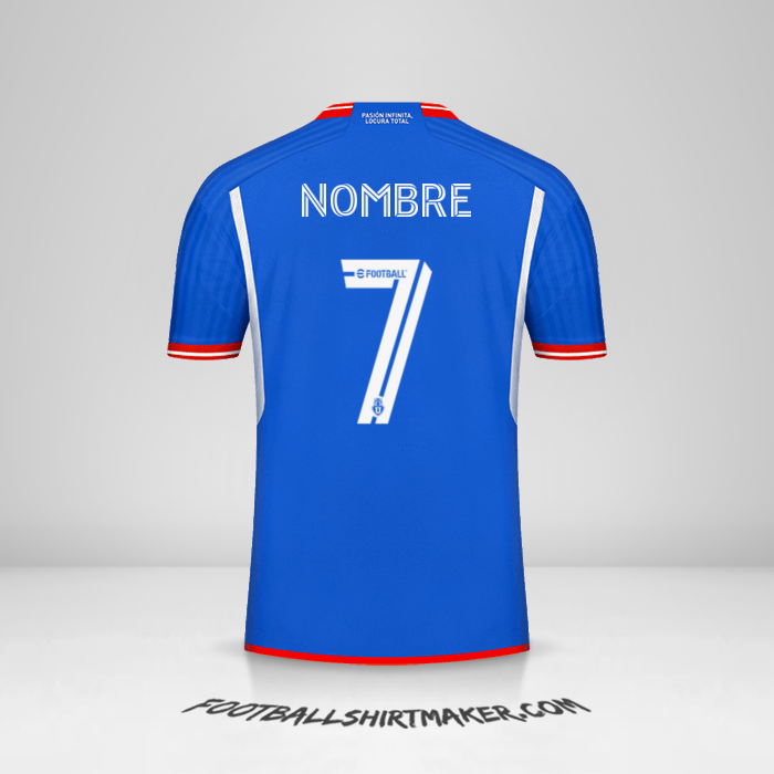 Camiseta Universidad de Chile 2023 -  nombre - 7