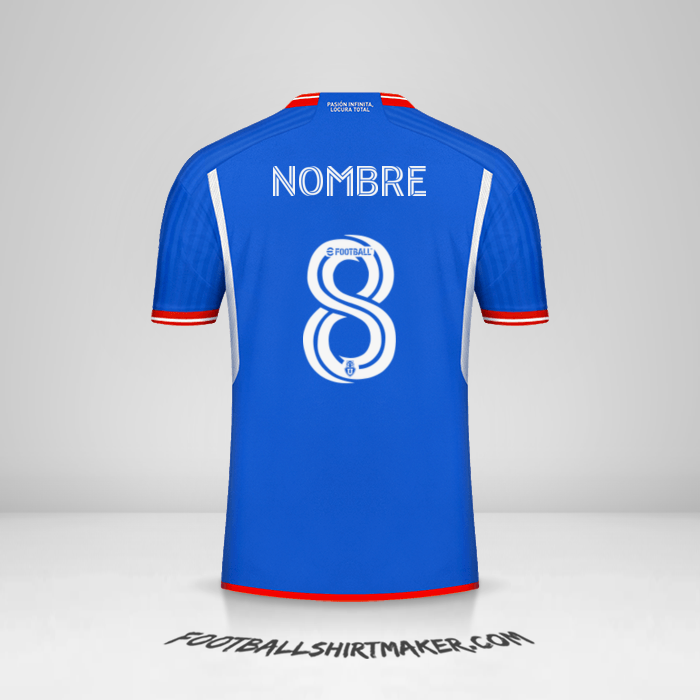 Camiseta Universidad de Chile 2023 -  nombre - 8