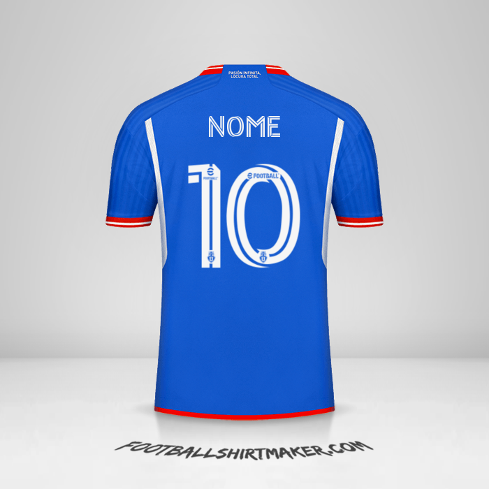 Camisa Universidad de Chile 2023 -  nome - 10