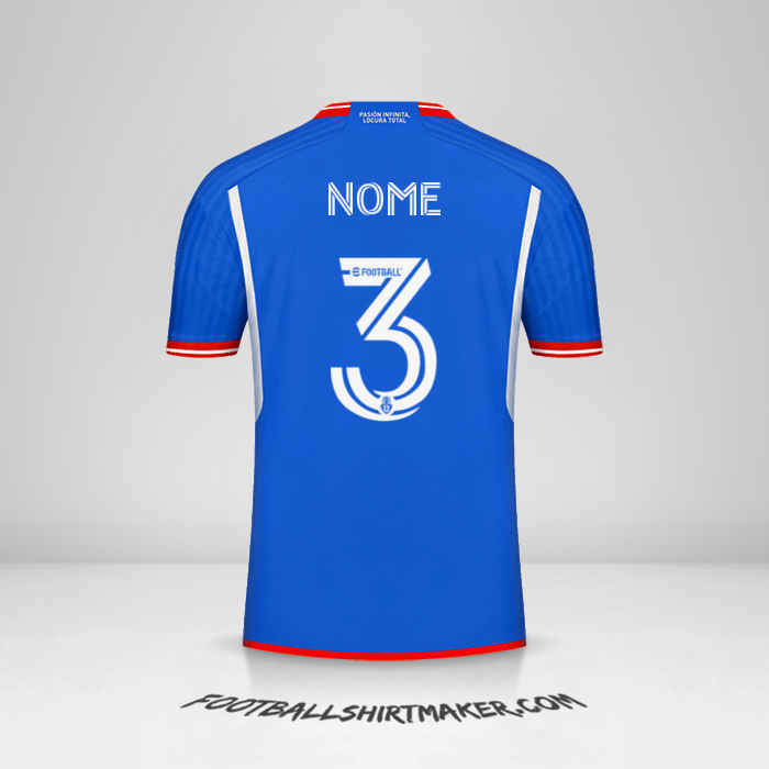 Camisa Universidad de Chile 2023 -  nome - 3