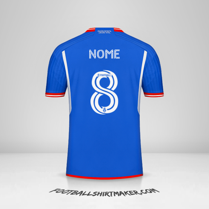 Camisa Universidad de Chile 2023 -  nome - 8