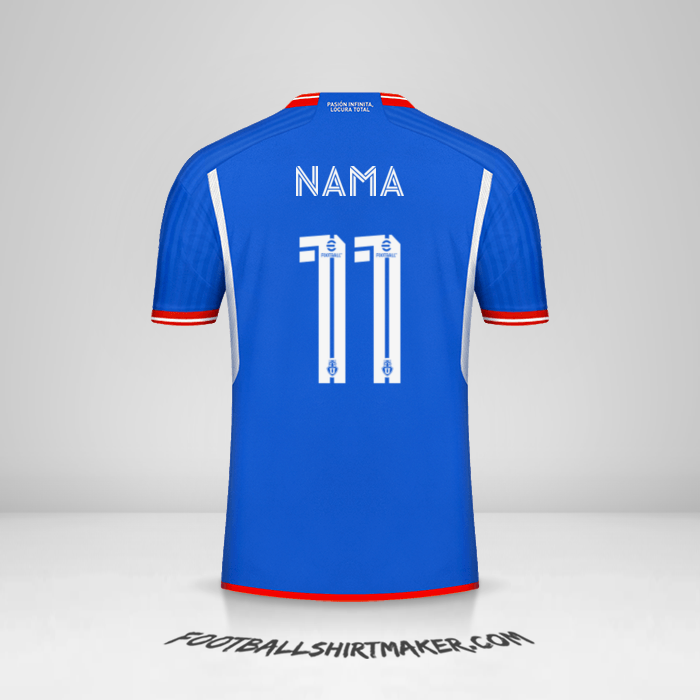 Jersey Universidad de Chile 2023 -  nama - 11