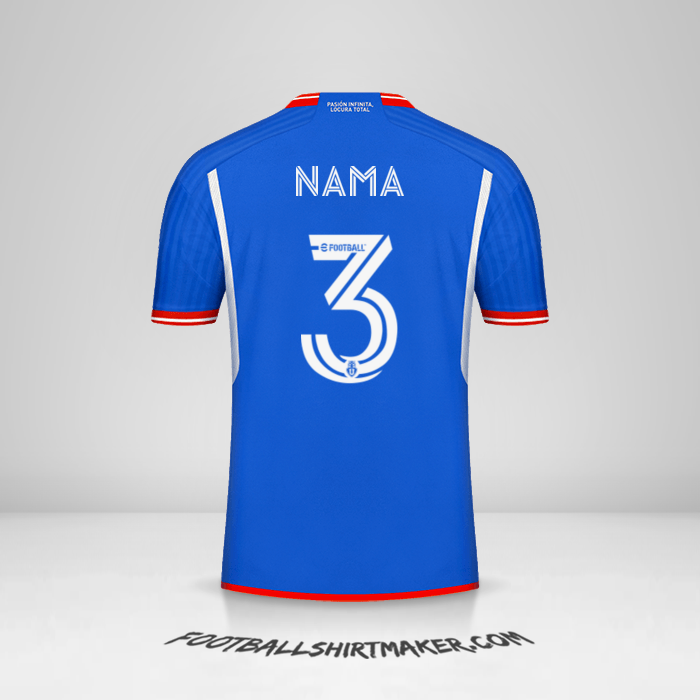 Jersey Universidad de Chile 2023 -  nama - 3