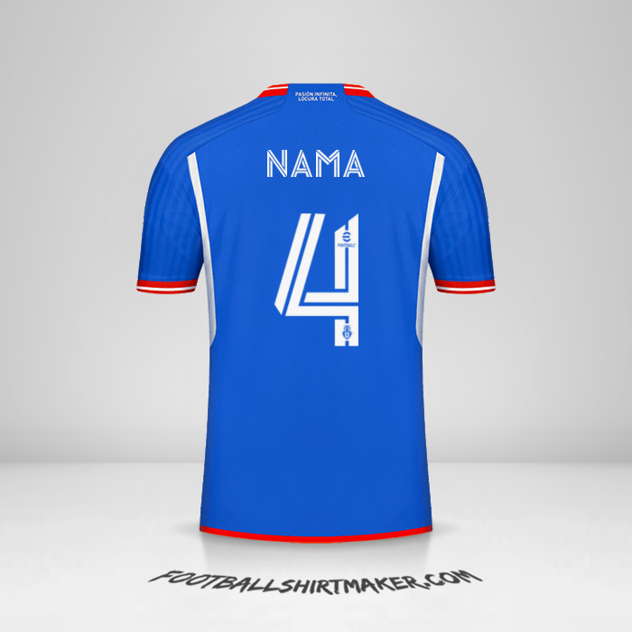 Jersey Universidad de Chile 2023 -  nama - 4