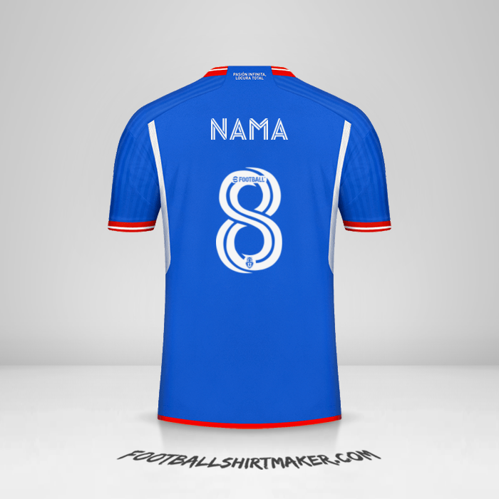 Jersey Universidad de Chile 2023 -  nama - 8