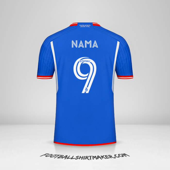 Jersey Universidad de Chile 2023 -  nama - 9