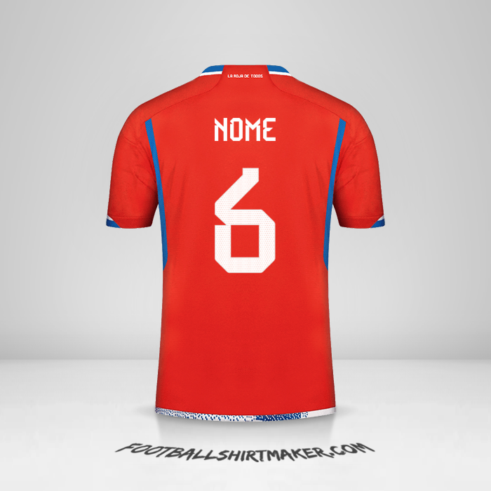 Maglia Cile 2022/2023 -  nome - 6