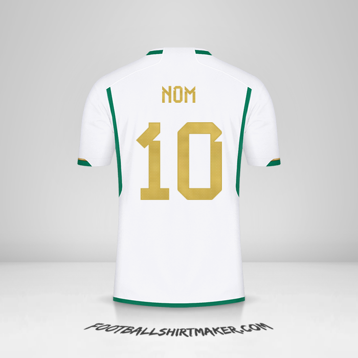Maillot Algérie 2022/2023 -  nom - 10
