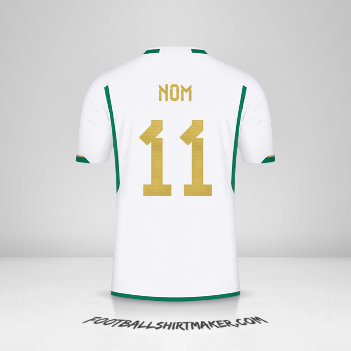 Maillot Algérie 2022/2023 -  nom - 11