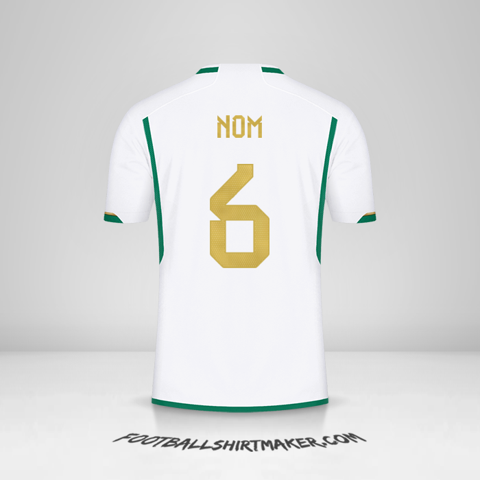 Maillot Algérie 2022/2023 -  nom - 6