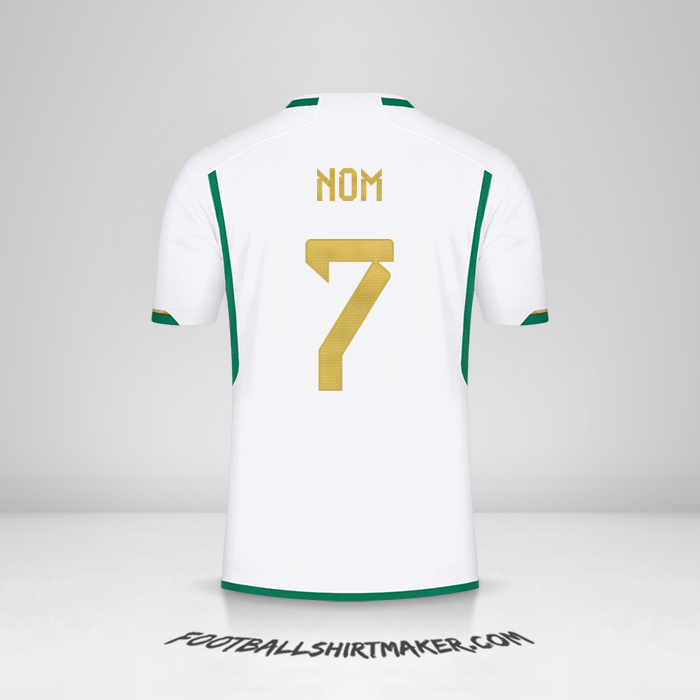 Maillot Algérie 2022/2023 -  nom - 7