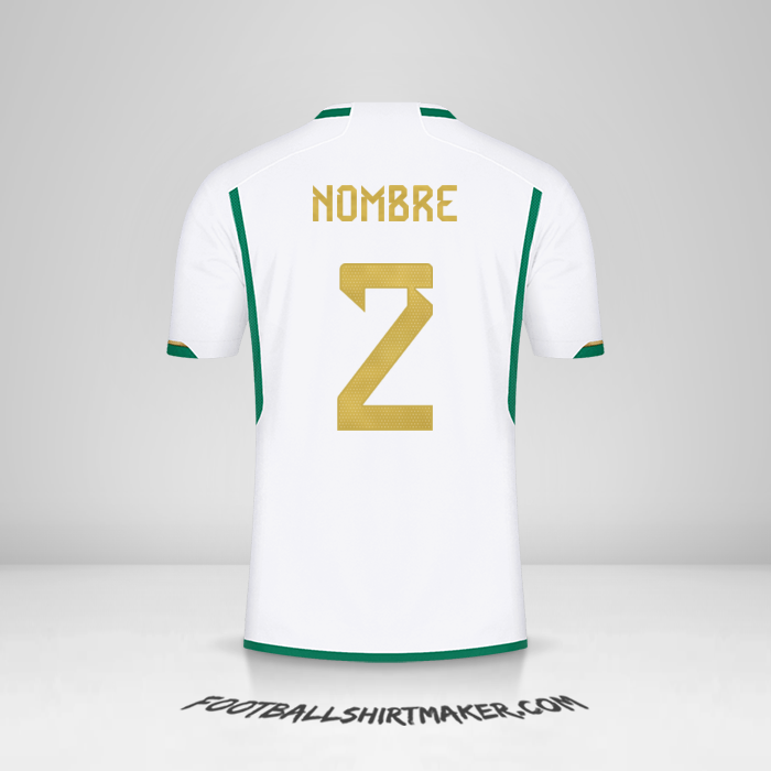 Jersey Argelia 2022/2023 -  nombre - 2