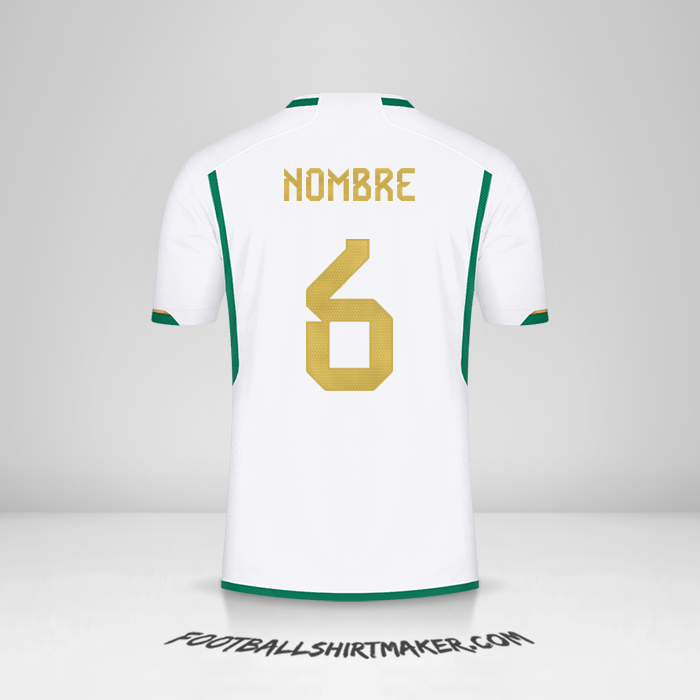 Jersey Argelia 2022/2023 -  nombre - 6