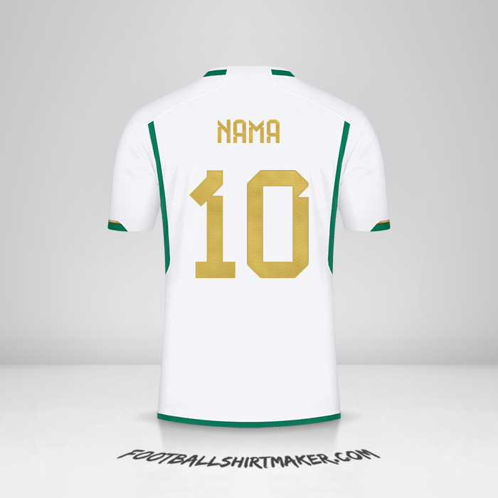 Jersey Aljazair 2022/2023 -  nama - 10