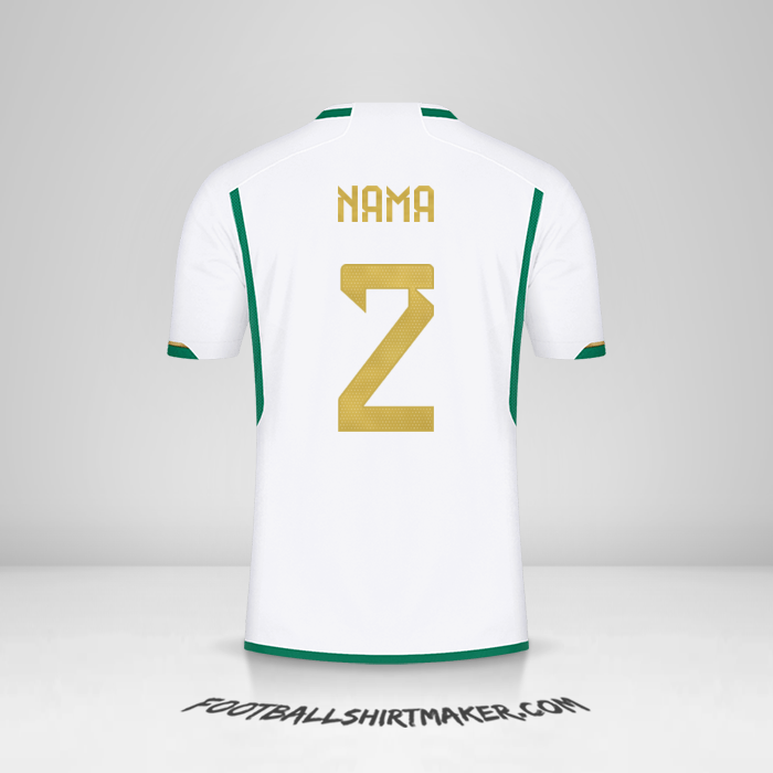Jersey Aljazair 2022/2023 -  nama - 2