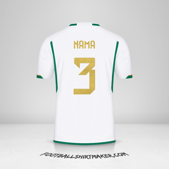 Jersey Aljazair 2022/2023 -  nama - 3