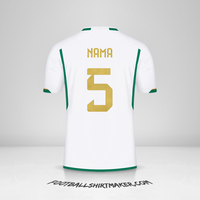 Jersey Aljazair 2022/2023 -  nama - 5