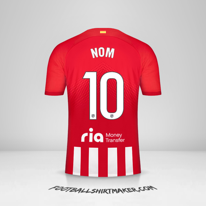 Maillot Atletico Madrid 2023/2024 -  nom - 10