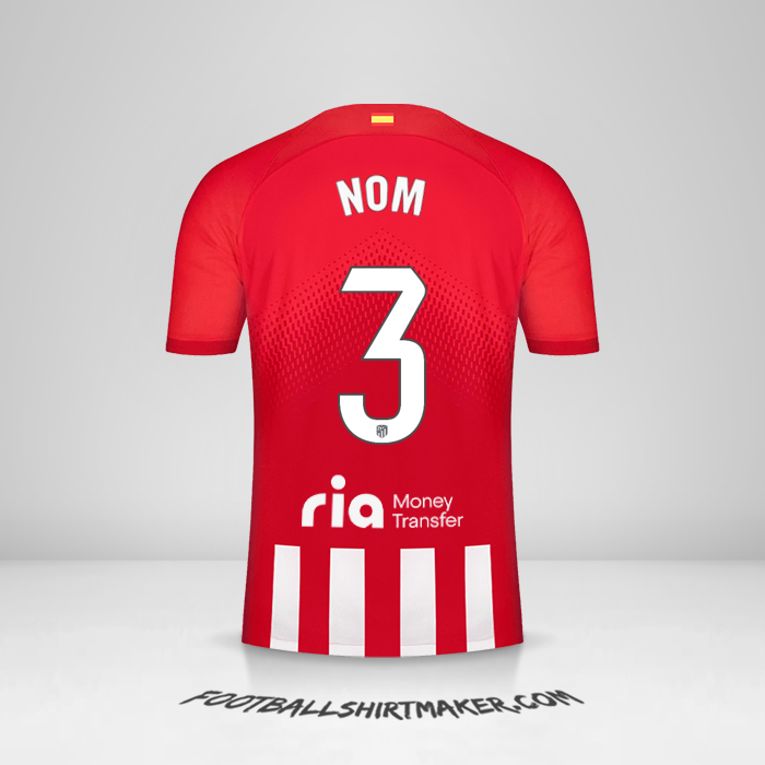 Maillot Atletico Madrid 2023/2024 -  nom - 3