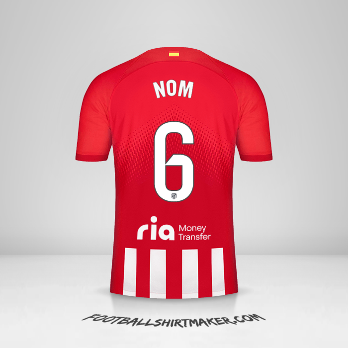 Maillot Atletico Madrid 2023/2024 -  nom - 6