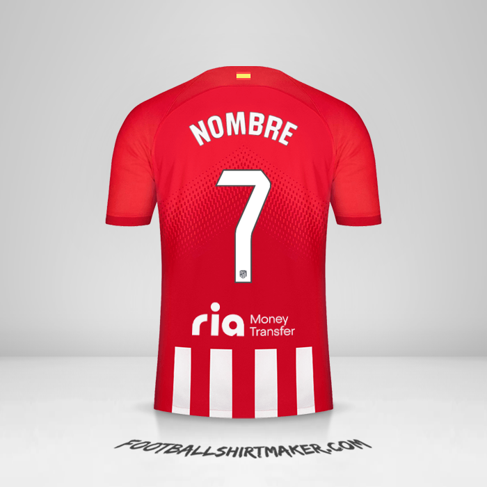 Jersey Atletico Madrid 2023/2024 -  nombre - 7