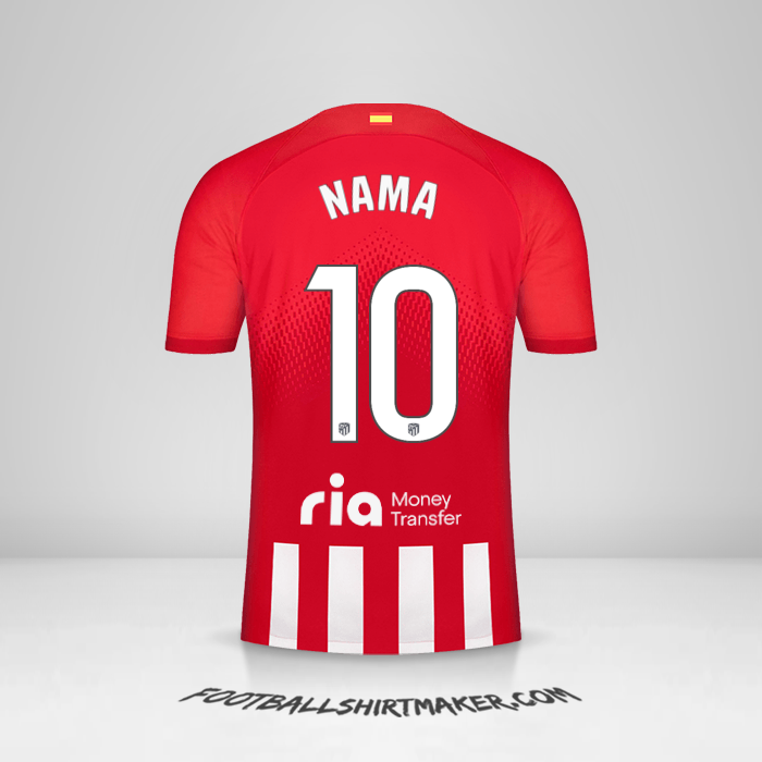 Jersey Atletico Madrid 2023/2024 -  nama - 10
