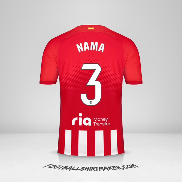 Jersey Atletico Madrid 2023/2024 -  nama - 3