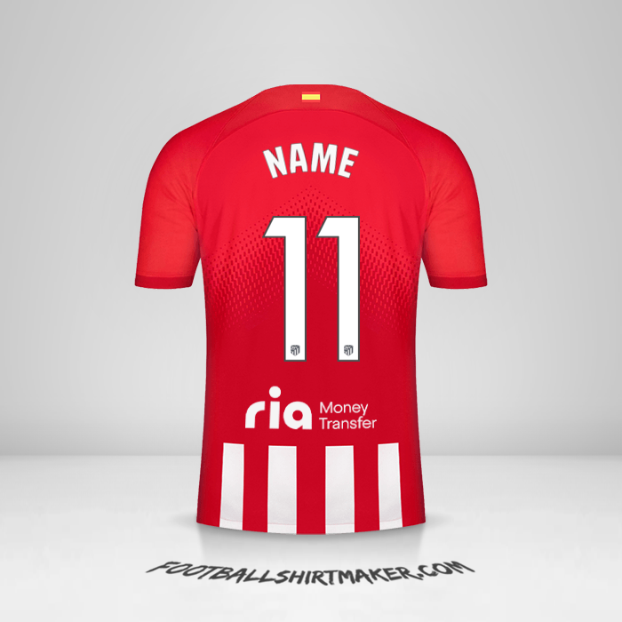 Jersey Atletico Madrid 2023/2024 -  name - 11