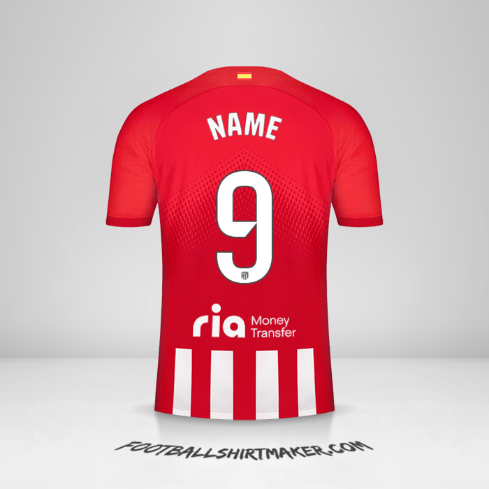 Jersey Atletico Madrid 2023/2024 -  name - 9