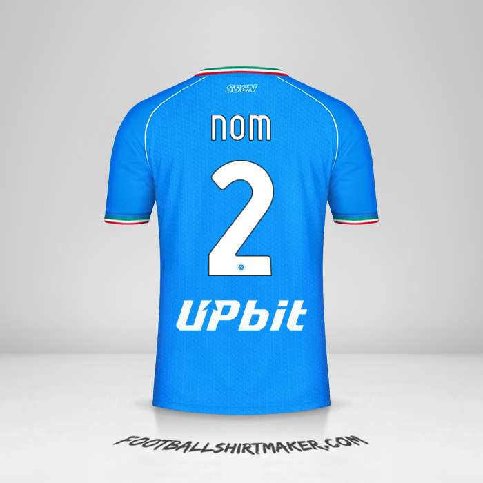 Maillot SSC Napoli 2023/2024 -  nom - 2