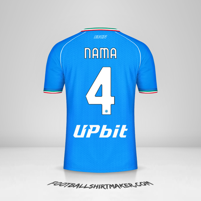 Jersey SSC Napoli 2023/2024 -  nama - 4