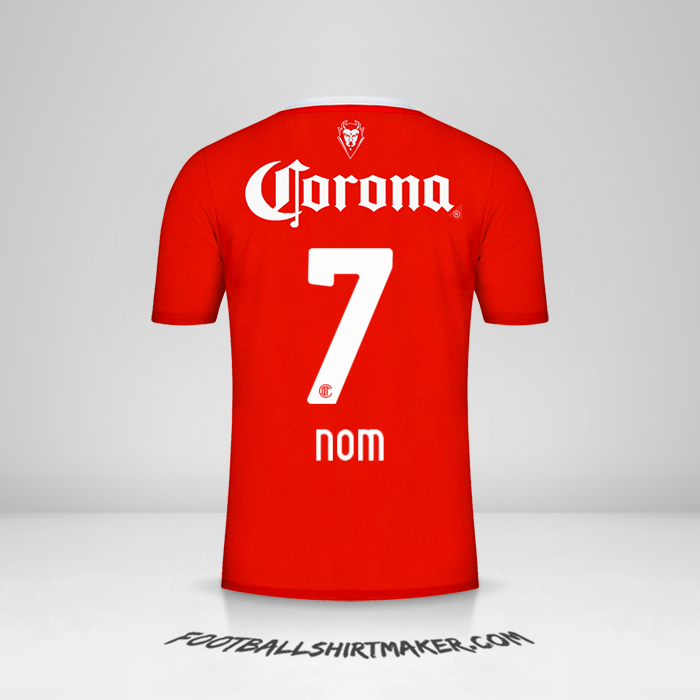 Maillot Toluca FC 2023/2024 -  nom - 7