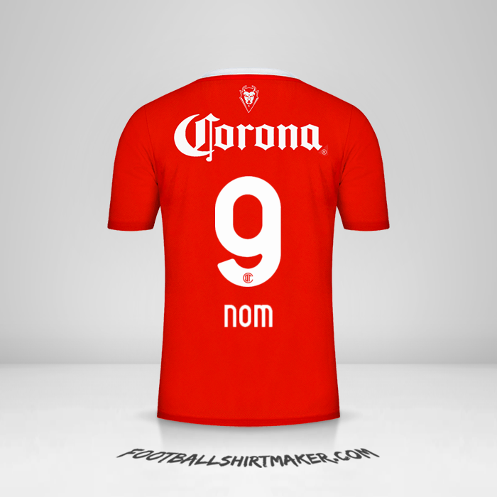 Maillot Toluca FC 2023/2024 -  nom - 9