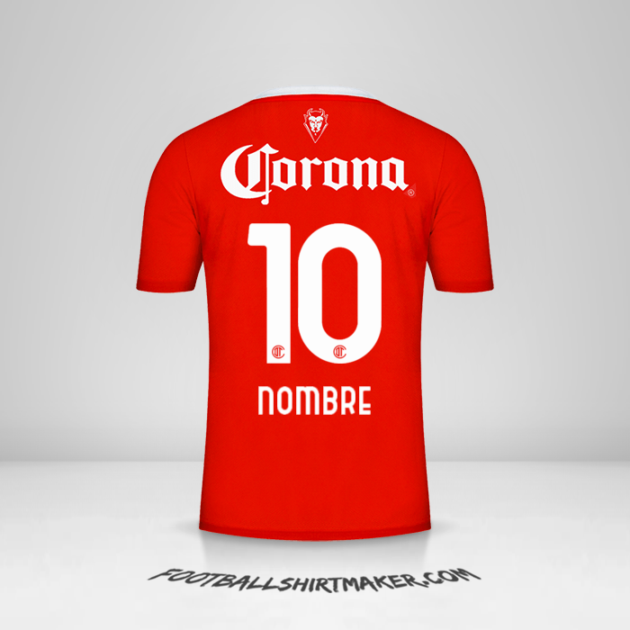 Jersey Toluca FC 2023/2024 -  nombre - 10