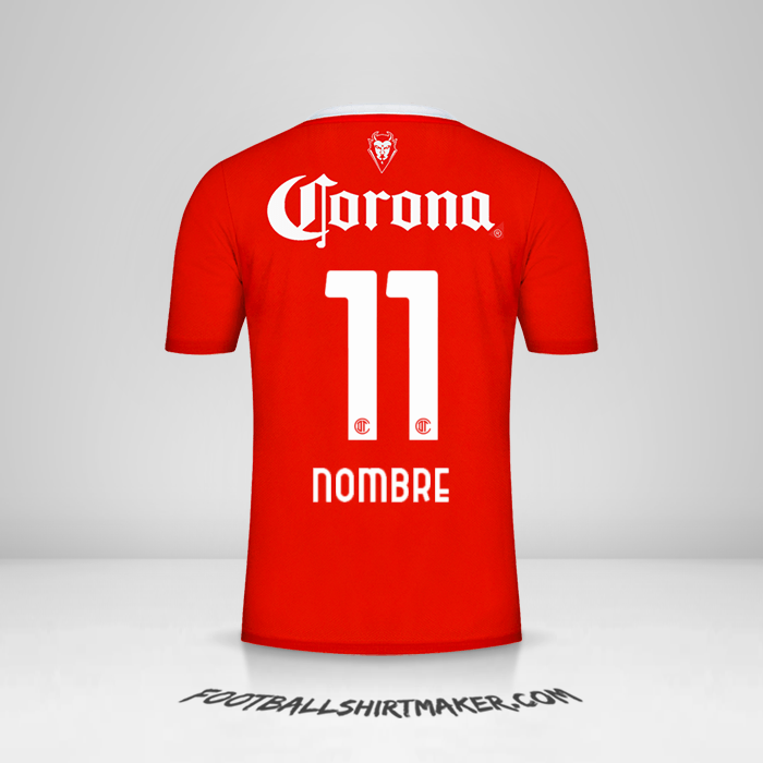 Jersey Toluca FC 2023/2024 -  nombre - 11